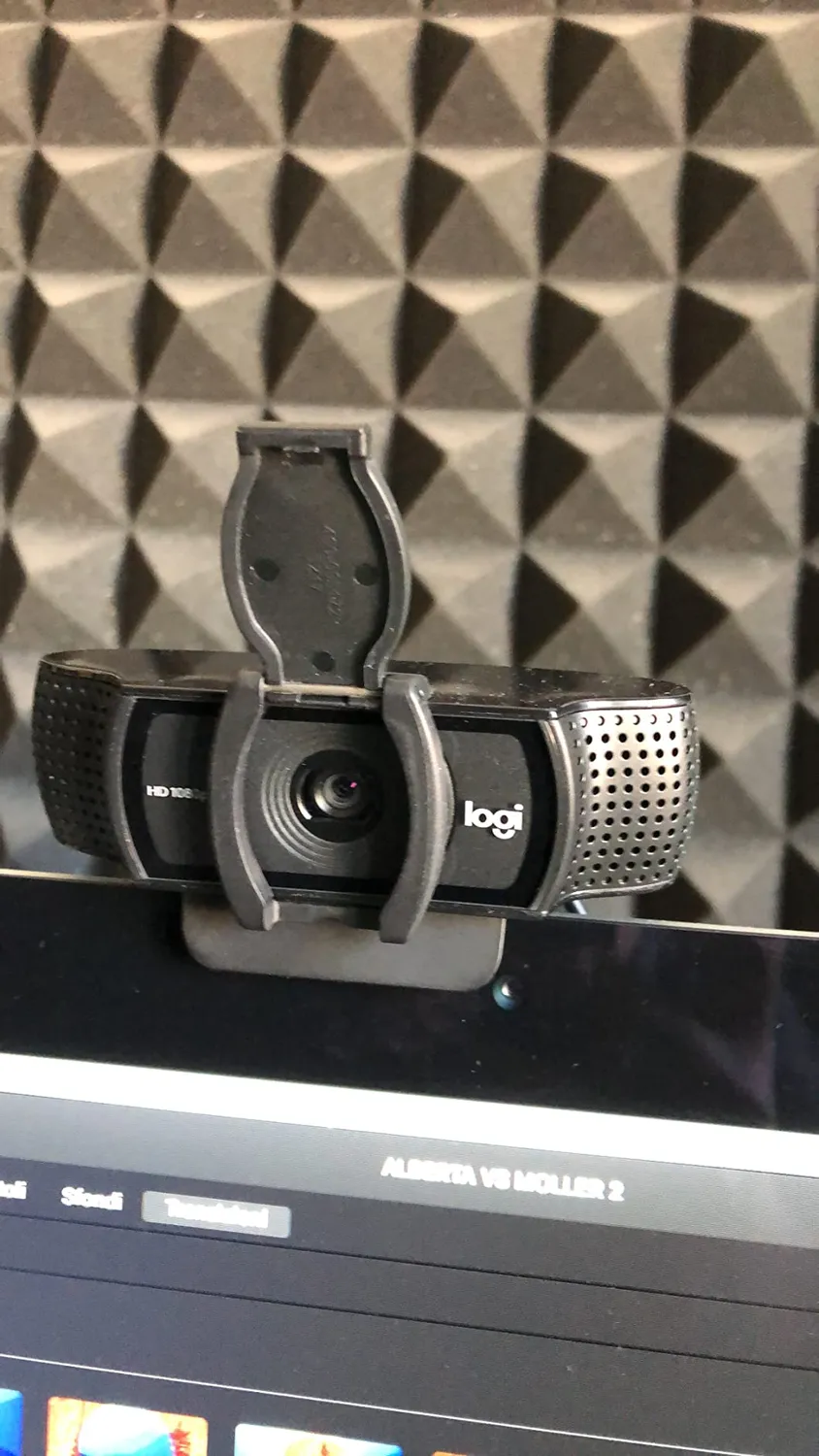 Logitech C C920S HD Pro webcam Full HD 1080p nera