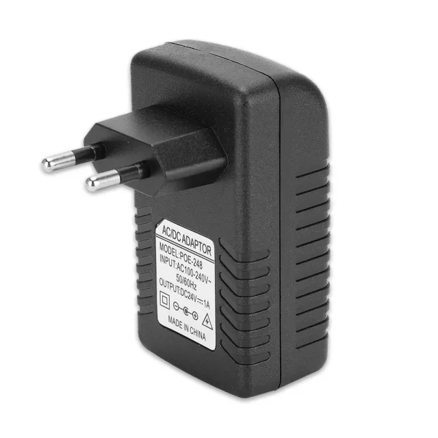 Zunate iniettore PoE 24V 1A alimentatore spina UE protezione