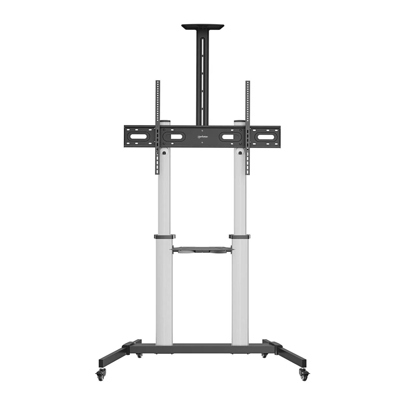 Manhattan Carrello TV 60-100'' alluminio con ruote 80 kg