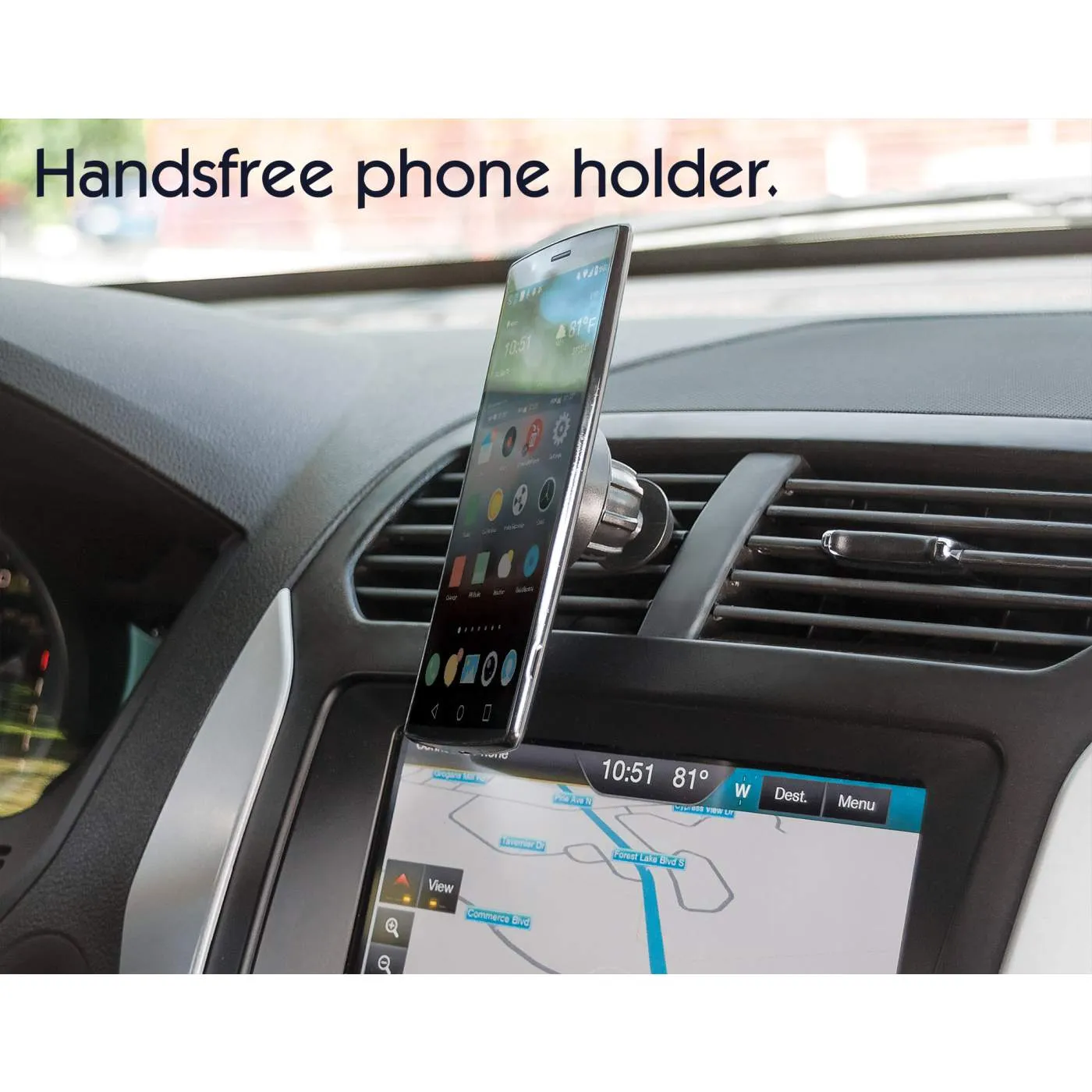 Manhattan Supporto Auto Magnetico per Telefono