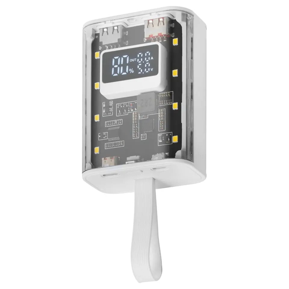Mars Gaming MPK-10K power bank 10000mAh bianco 22,5W