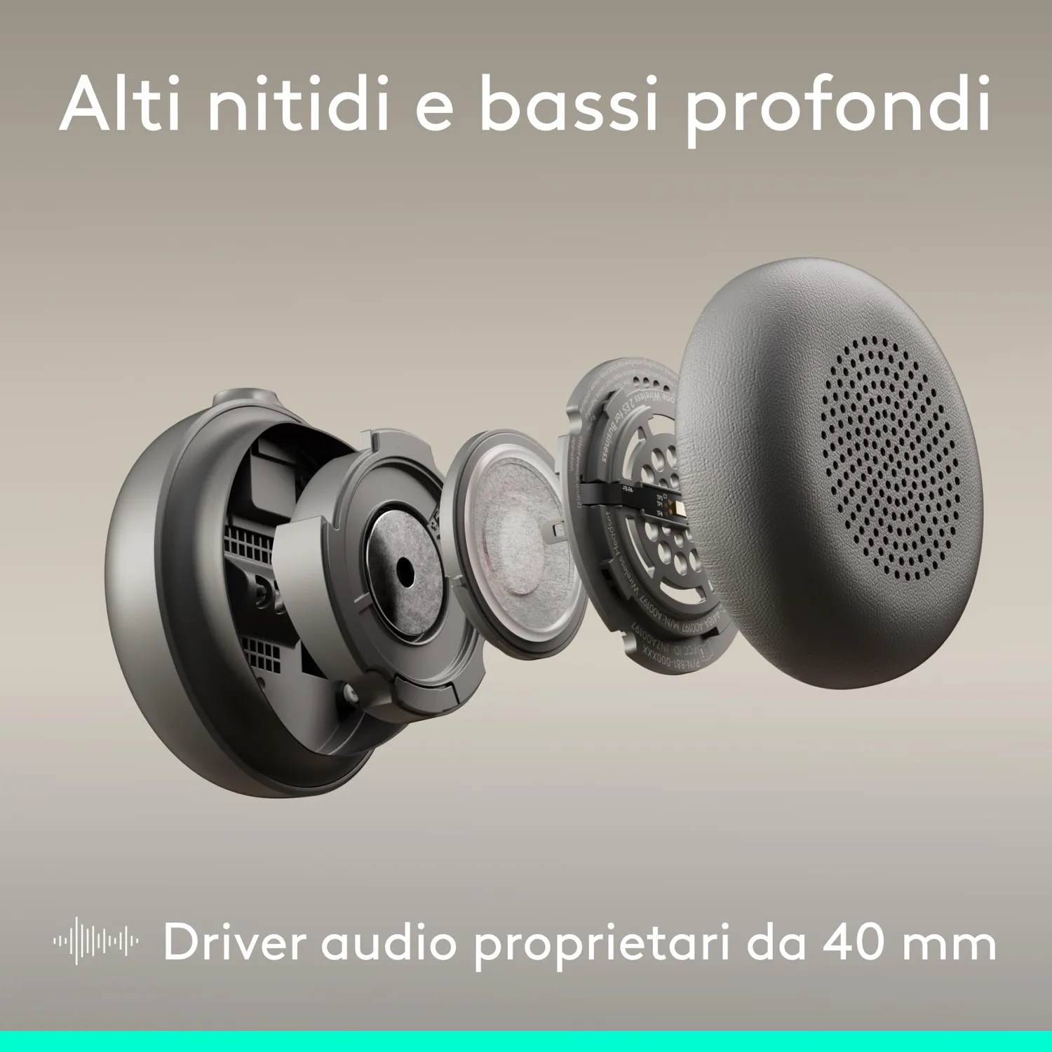 Logitech Zone Wireless 2 cuffia bluetooth Zoom grafite ANC