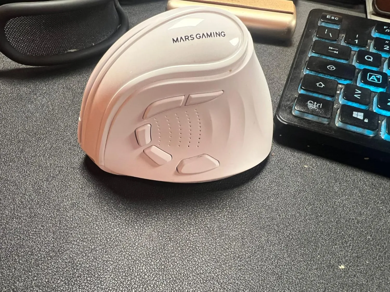 Mars Gaming MM-SK mouse verticale wireless bianco 8400DPI