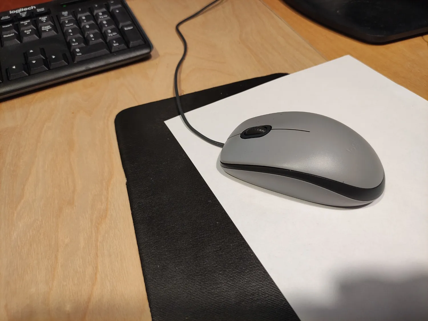 Logitech M110 mouse cablato USB silenzioso standard