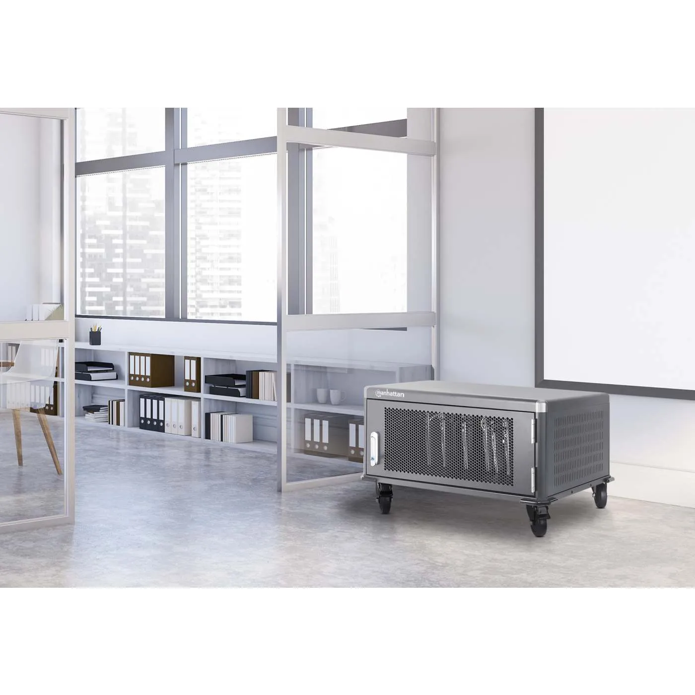 Manhattan Carrello Ricarica 20 Posti UK per Laptop e Tablet 16"