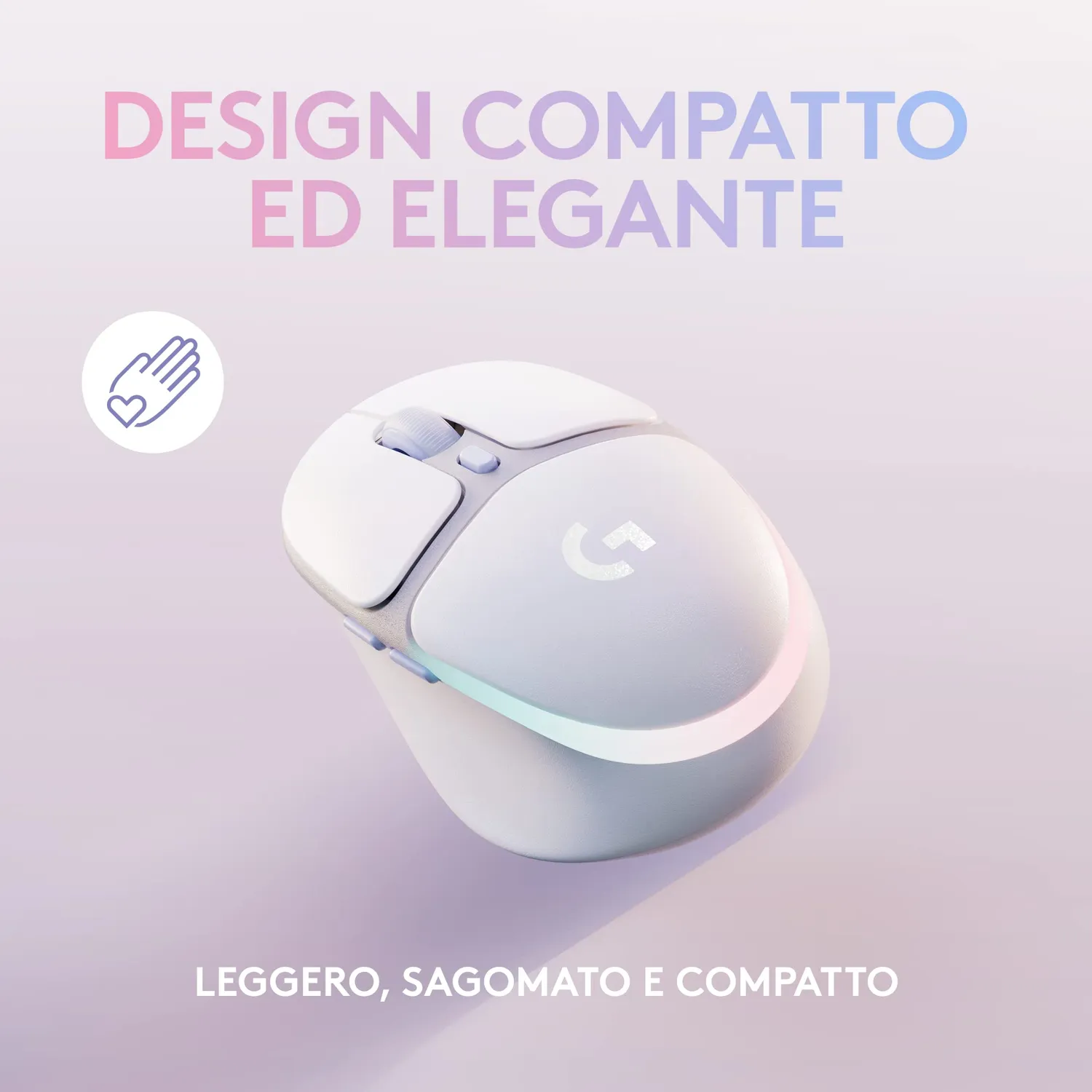Logitech G G705 mouse gaming wireless bianco Lightspeed 85g