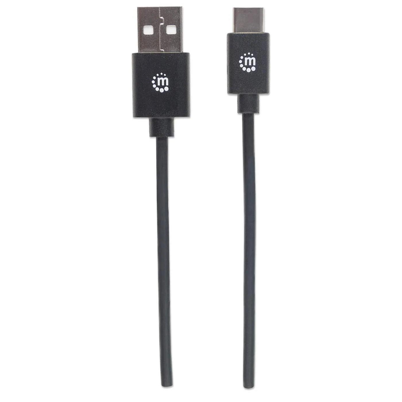 Manhattan cavo USB-A USB-C 1 m 480 Mbps 3A