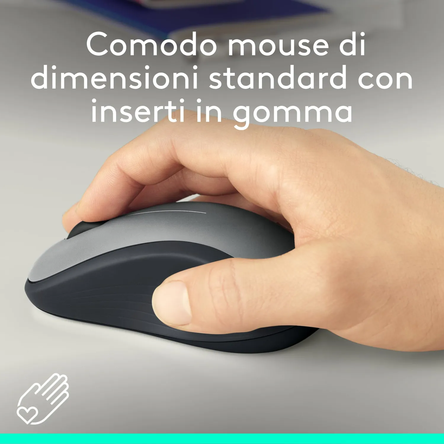 Logitech M310 mouse wireless ambidestro