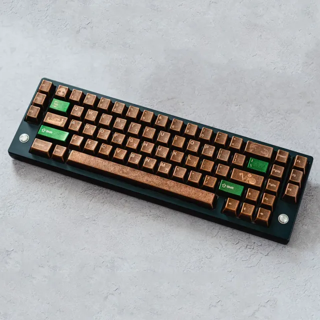Awekeys Viking Antiques Thor keycaps metallo rame 116 tasti
