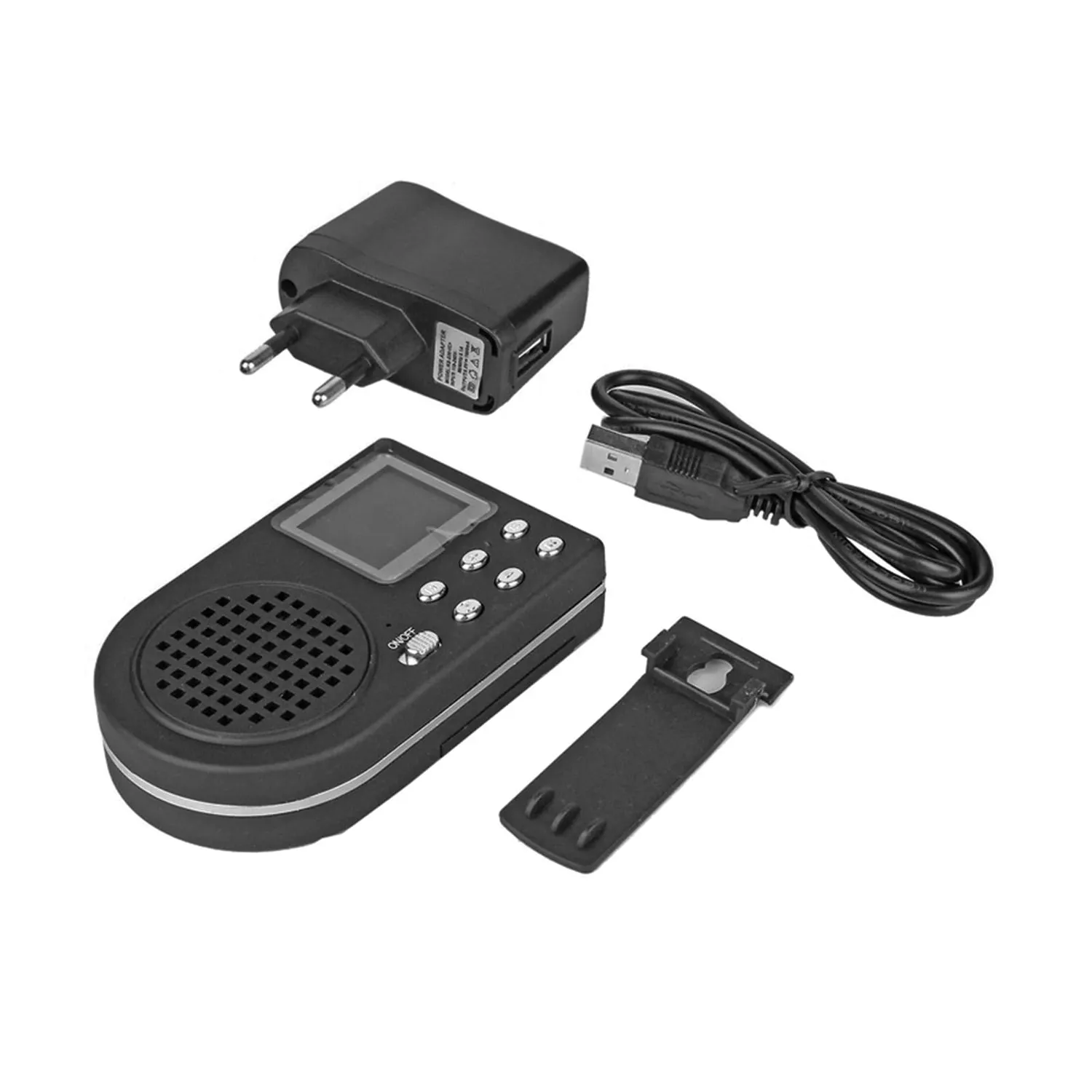 Zunate Altoparlante MP3 Richiamo Uccelli USB 15 ore senza telecomando