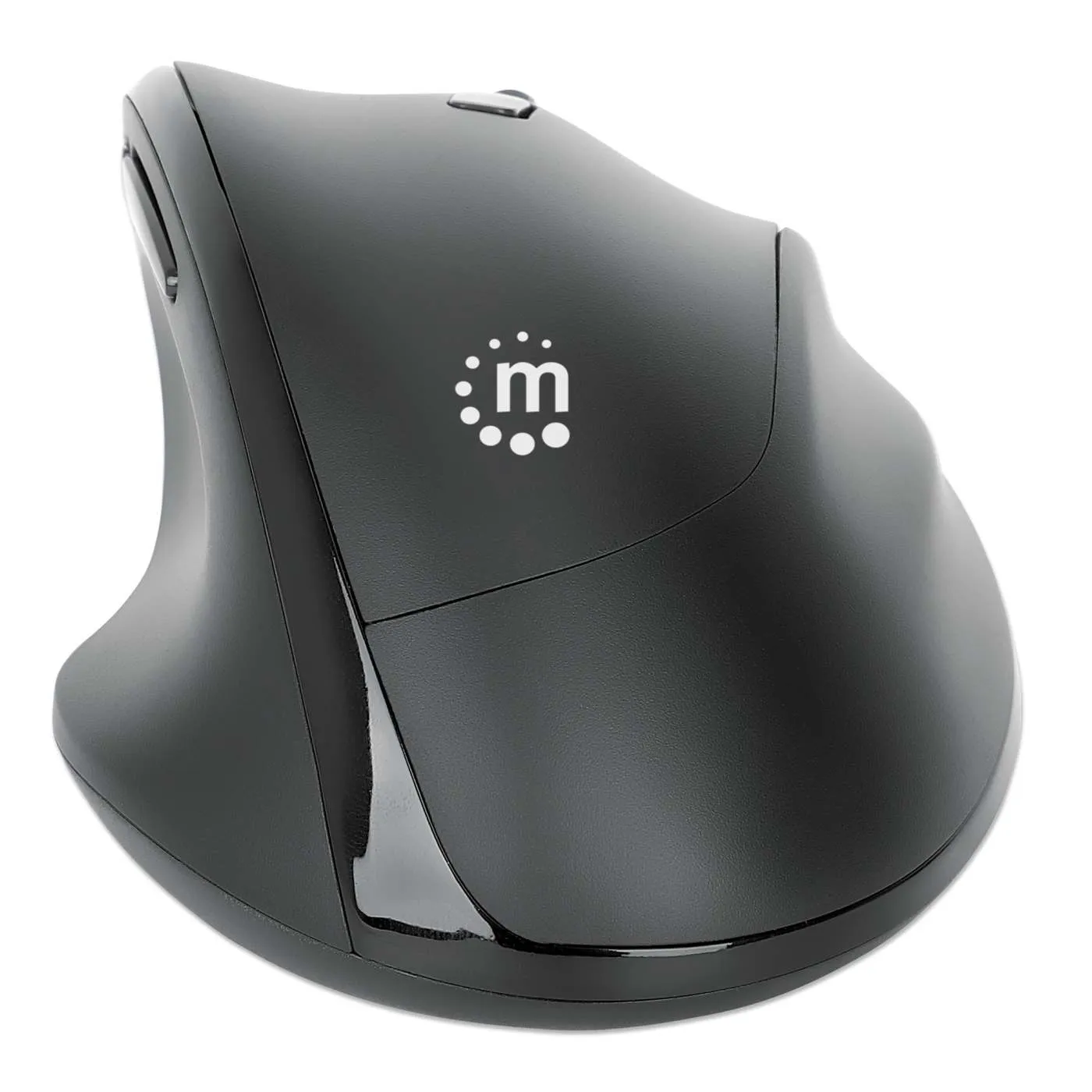 Manhattan Ergonomic Mouse Wireless 1600 DPI Nero