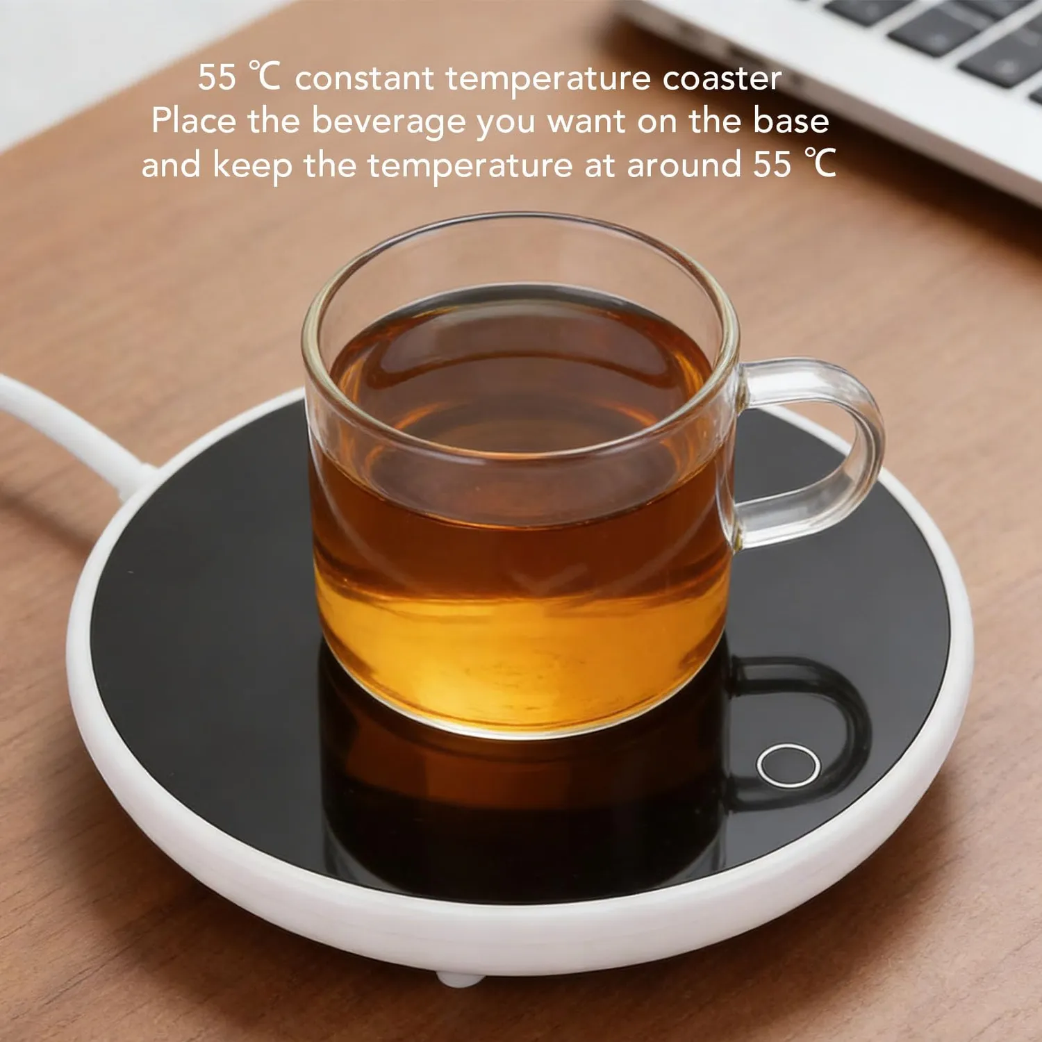 Zunate Scaldatazze Elettrico 55°C Spegnimento Automatico Casa