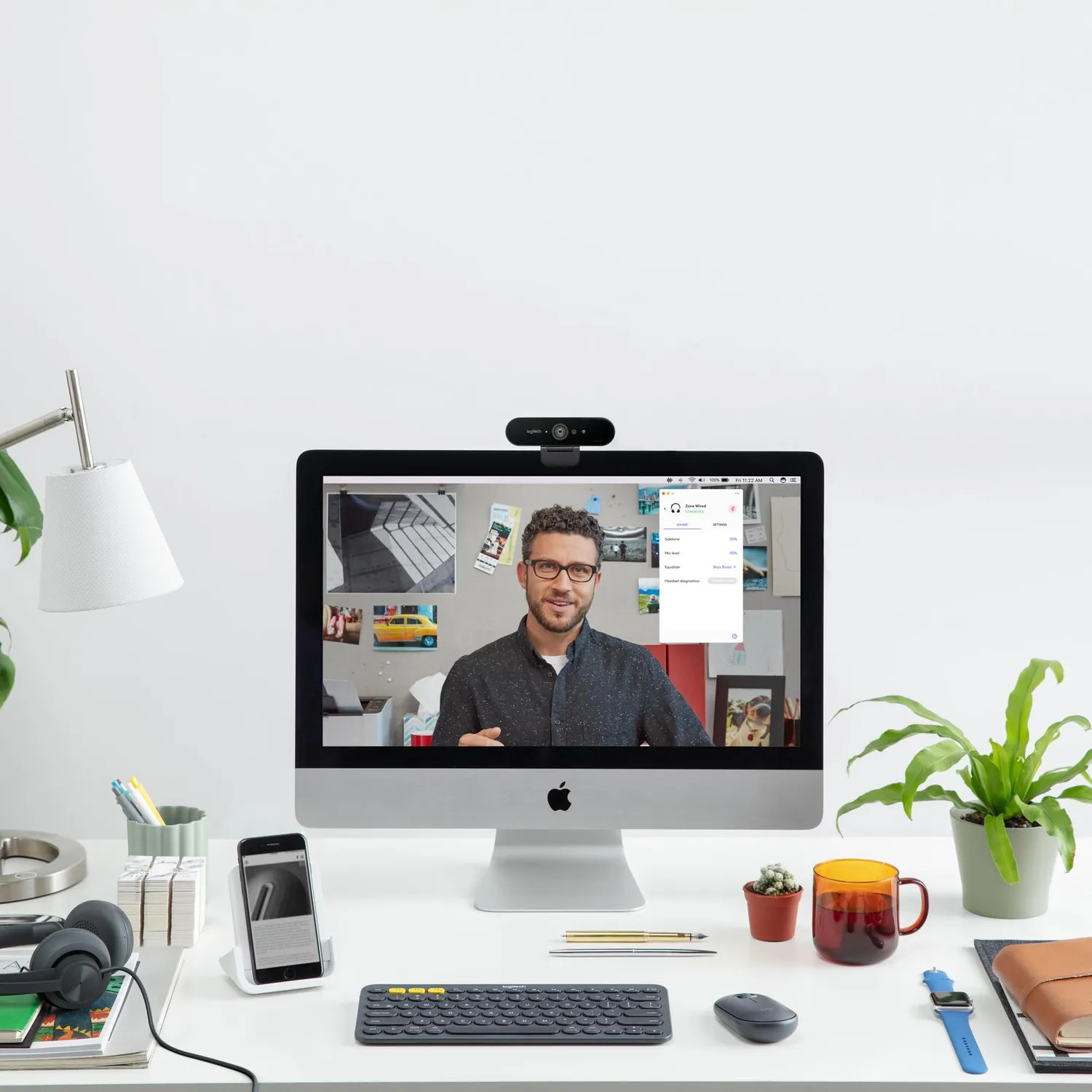Logitech Zone 750 cuffie on-ear USB-C con microfono