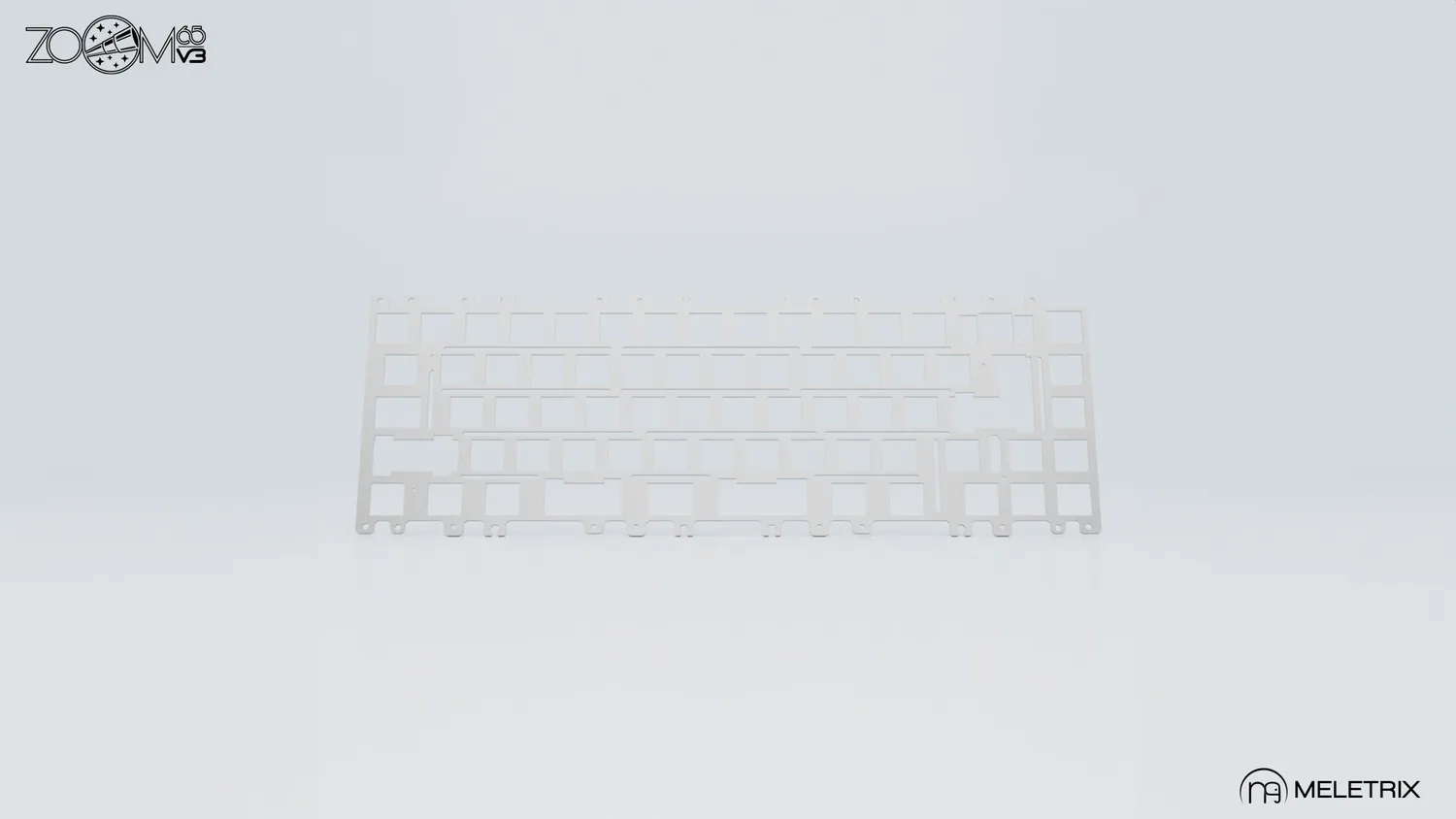 Meletrix Zoom65 V3 plate PC per tastiera