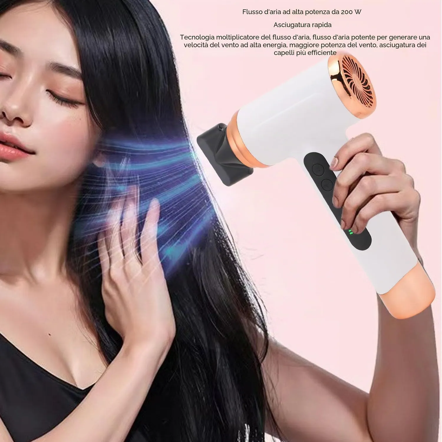 Zunate phon senza fili 200W bianco USB 15000mAh