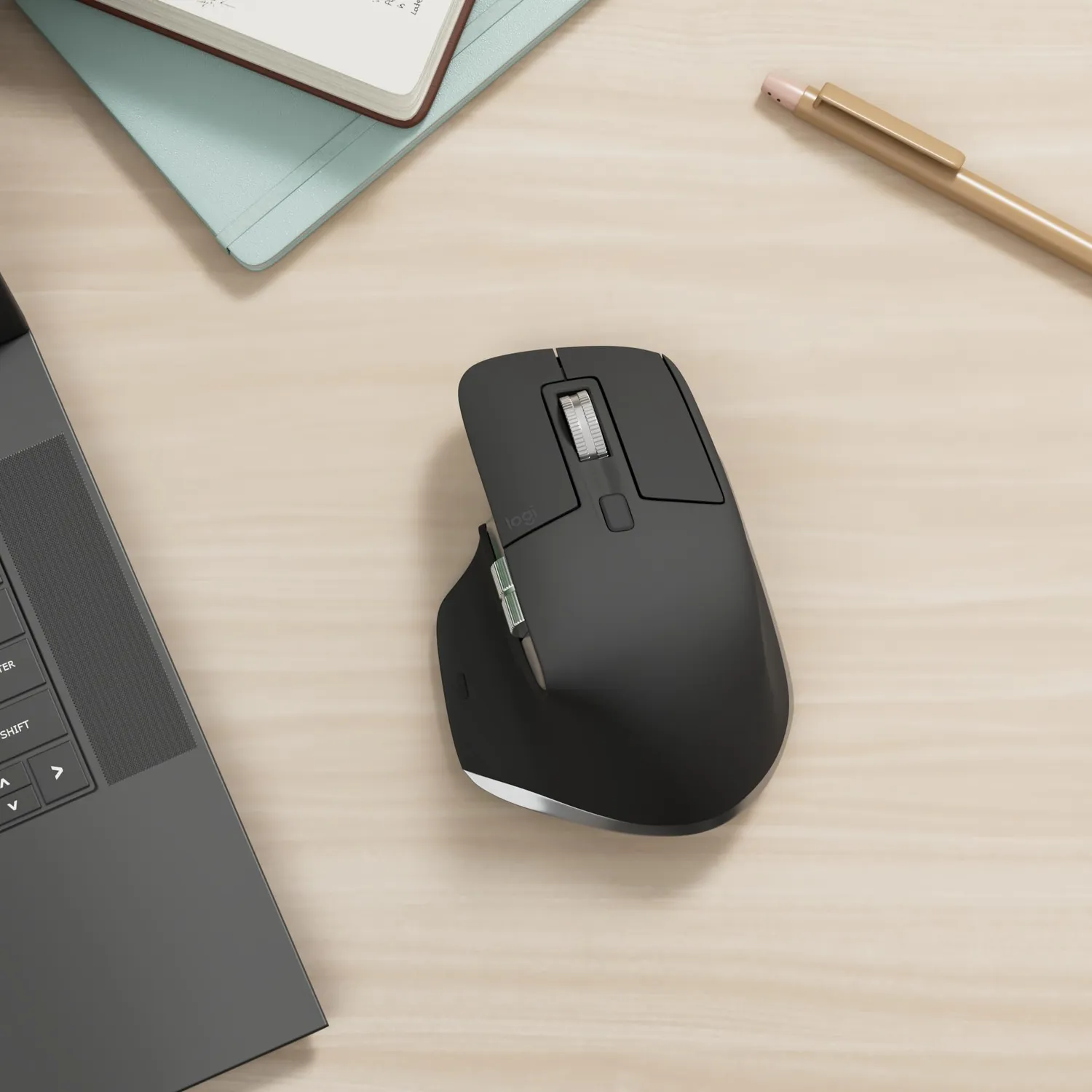 Logitech MX Master 3S per Mac mouse Space Grey 8K