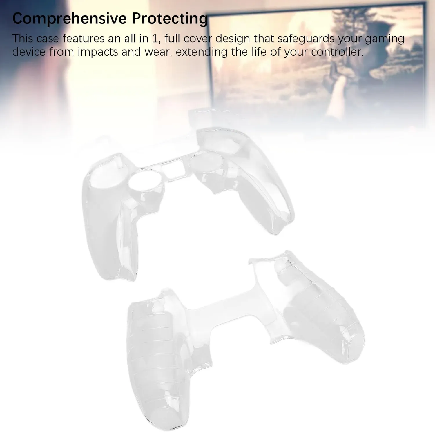 Zunate custodia gamepad PC trasparente cover rigida 2 pezzi