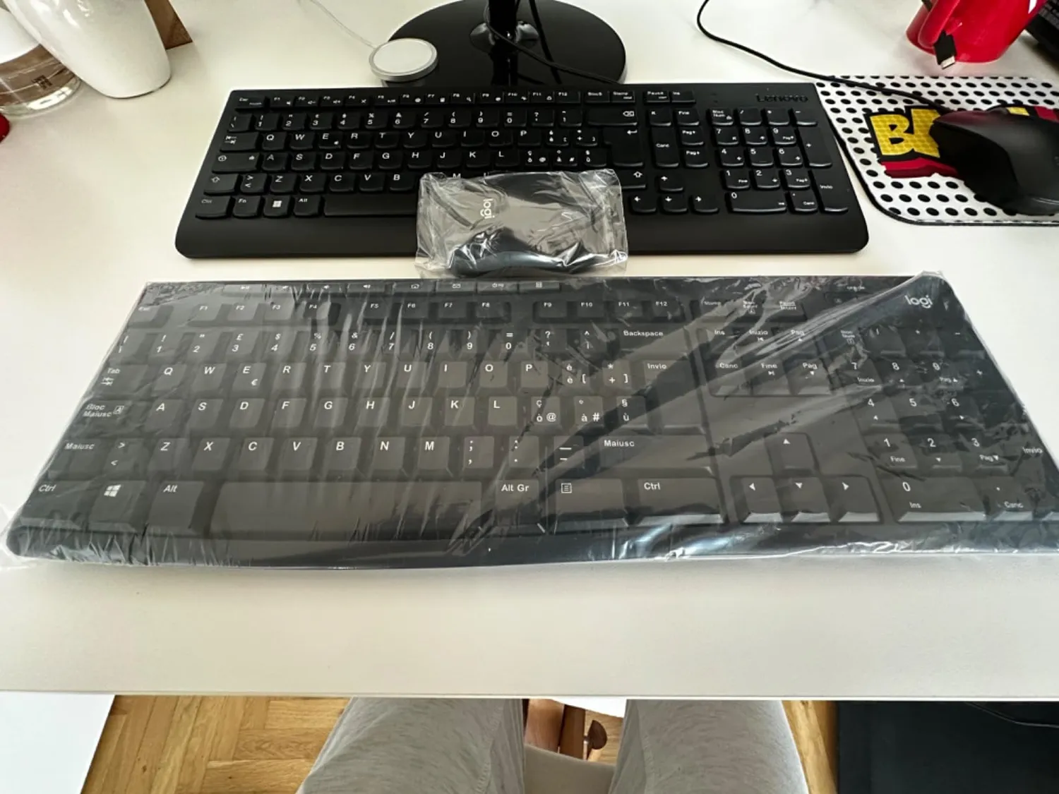 Logitech MK270 Combo Tastiera e Mouse Wireless ITA QWERTY
