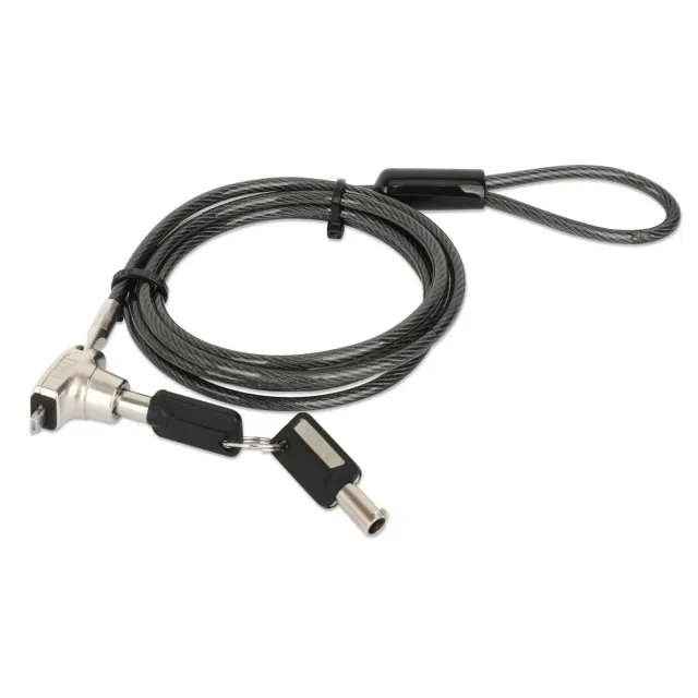 Manhattan lucchetto laptop slot nano con chiave cavo 1,8 m