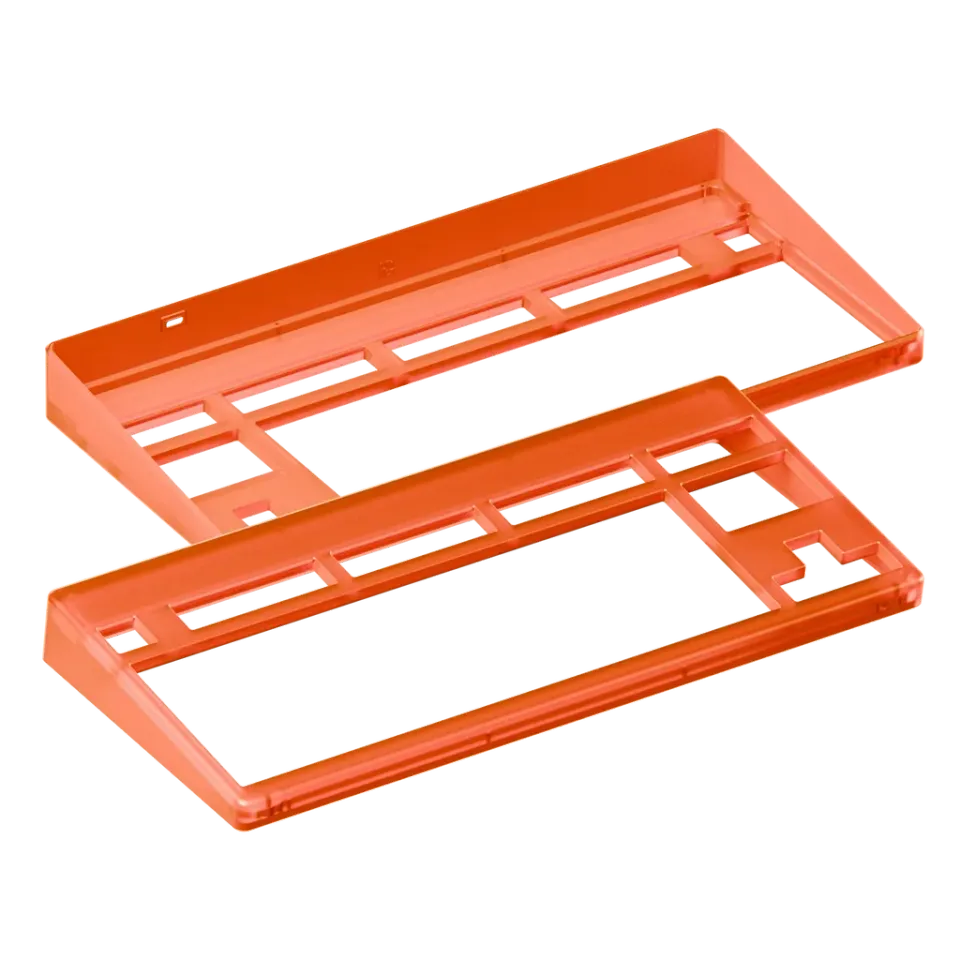 CoffeeKeys RF-8X Extra Case tastiera Top Bottom alluminio