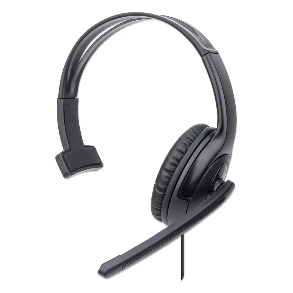 Manhattan Headset USB Mono Over-Ear con Microfono