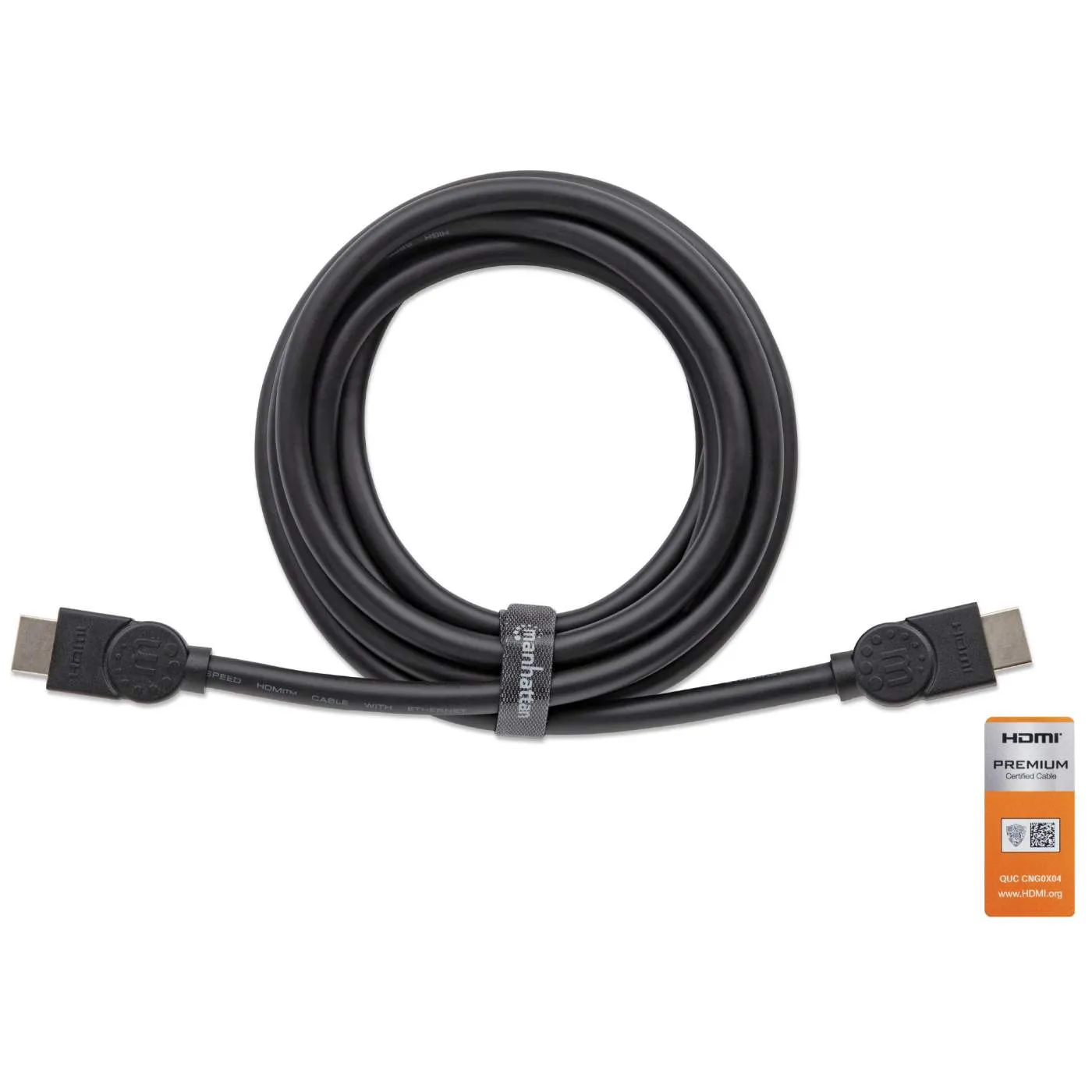 Manhattan Cavo HDMI 4K 3m Nero Premium 18 Gbps