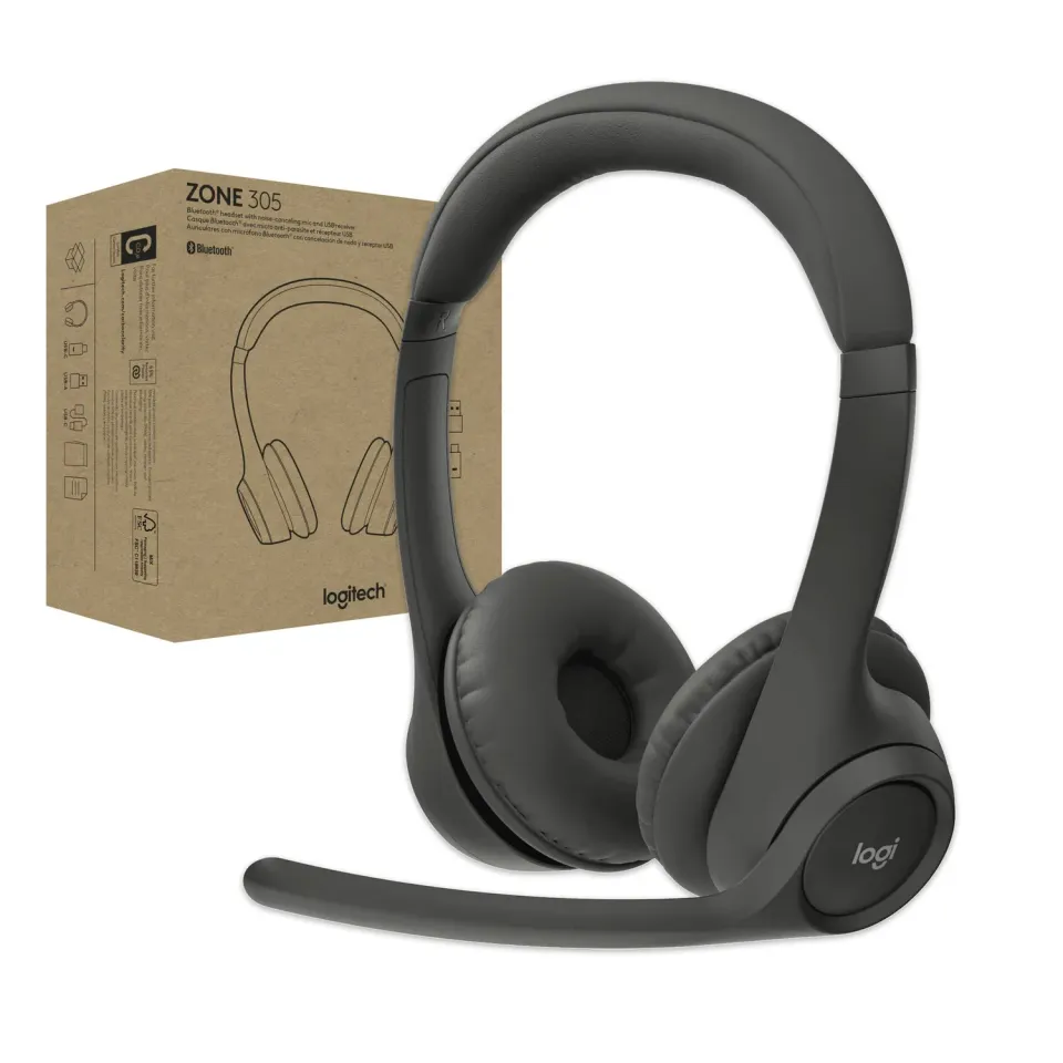 Logitech Zone 305 cuffia wireless UC ricevitore Bluetooth