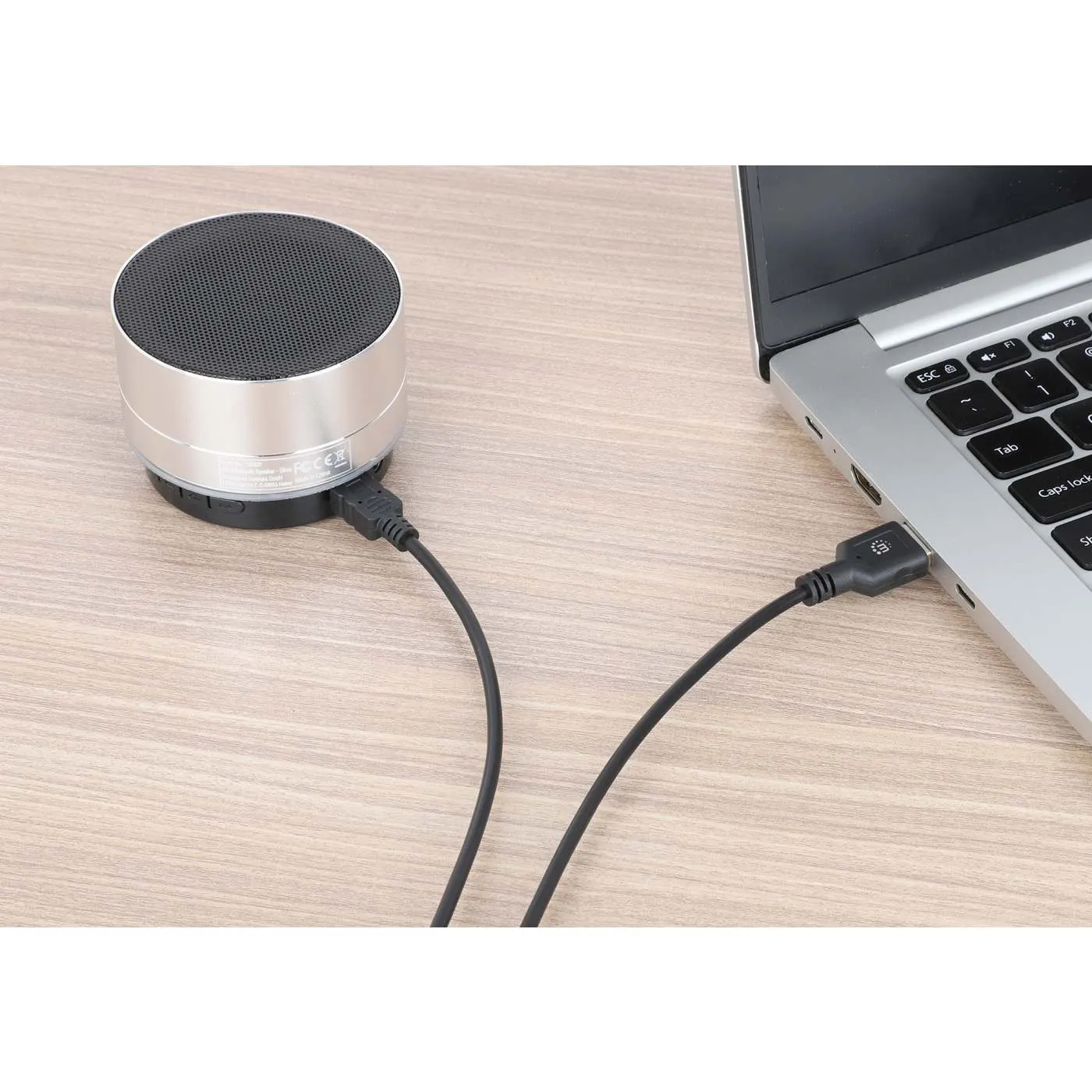 Manhattan Cavo USB 2.0 Tipo-A a Micro-B 2m 480Mbps