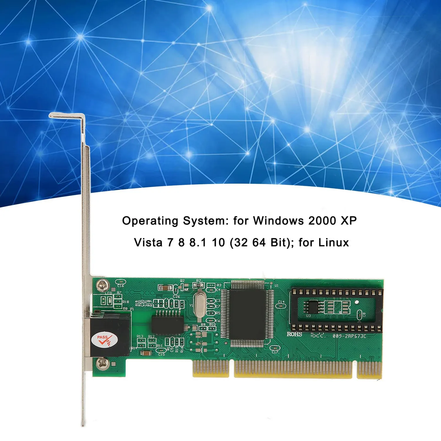 Zunate Scheda di Rete PCIe Gigabit 10/100/1000Mbps 1 Porta