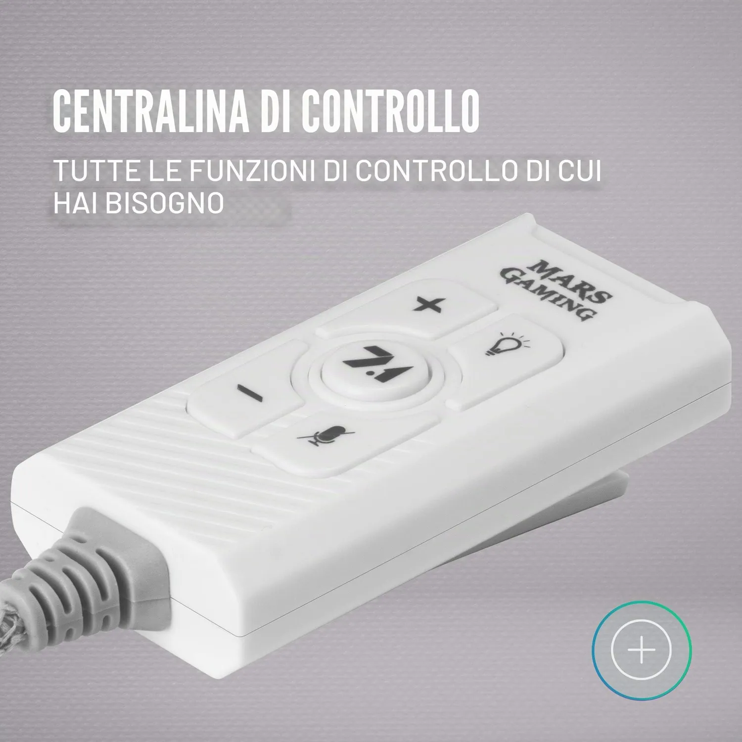 Mars Gaming MSC2W scheda audio USB 7.1 bianca multipiattaforma