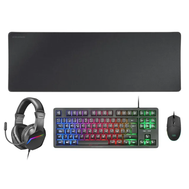 Mars Gaming MCP-RGB3 pack gaming nero italiano