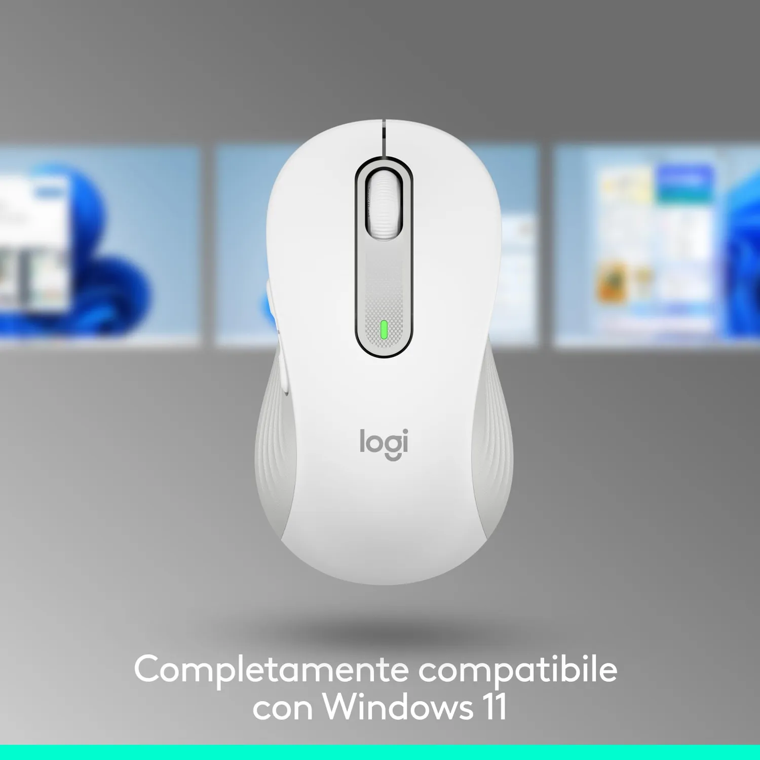 Logitech Signature M650 L Mouse Wireless Bianco Mani Grandi