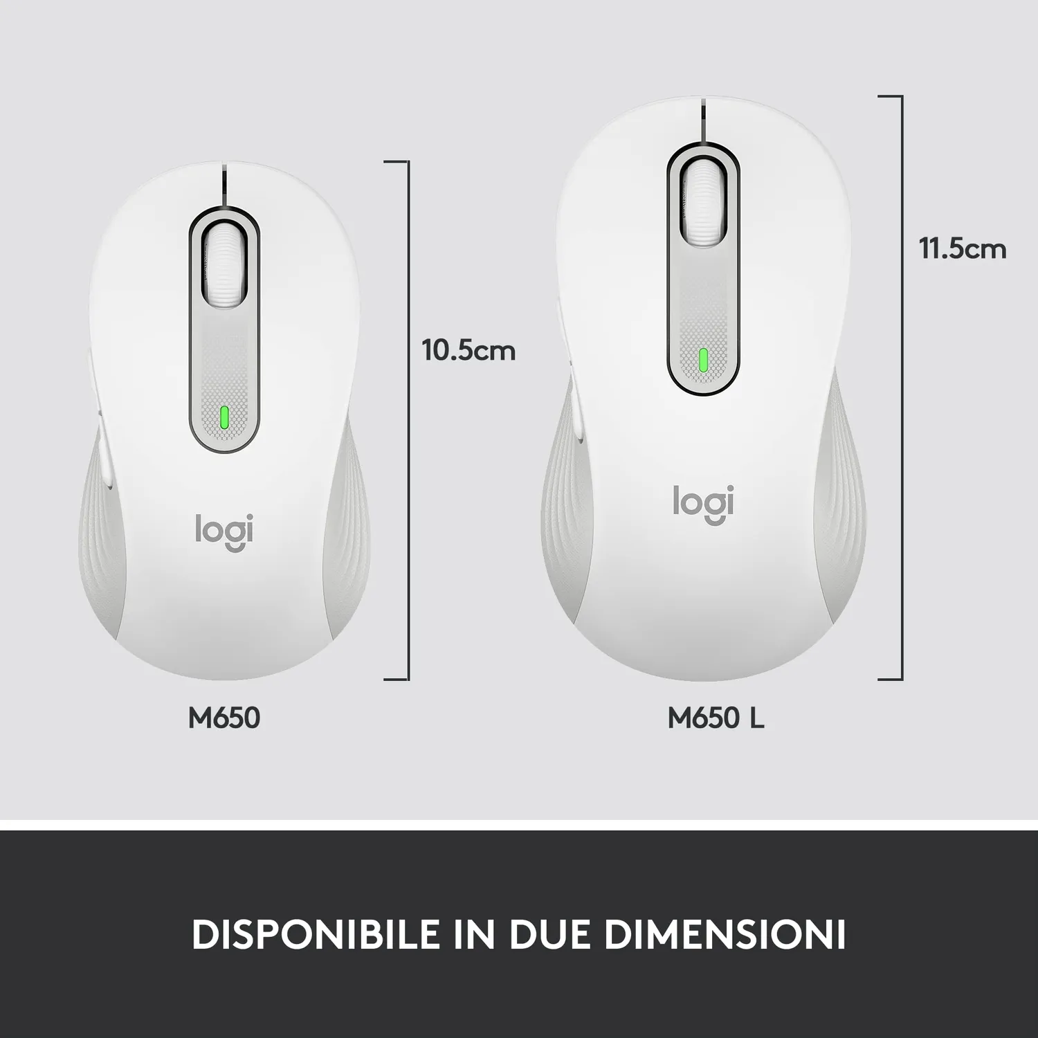 Logitech Signature M650 L mouse business silenzioso