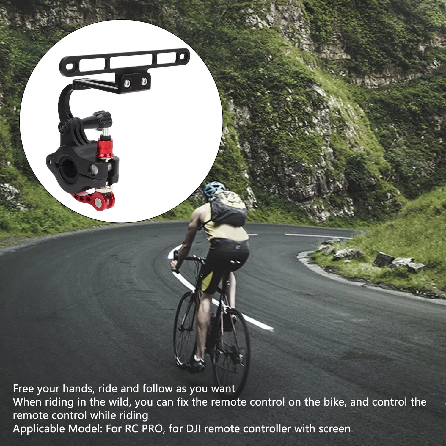 Zunate supporto bici controller RC morsetto manubrio 22-26 mm