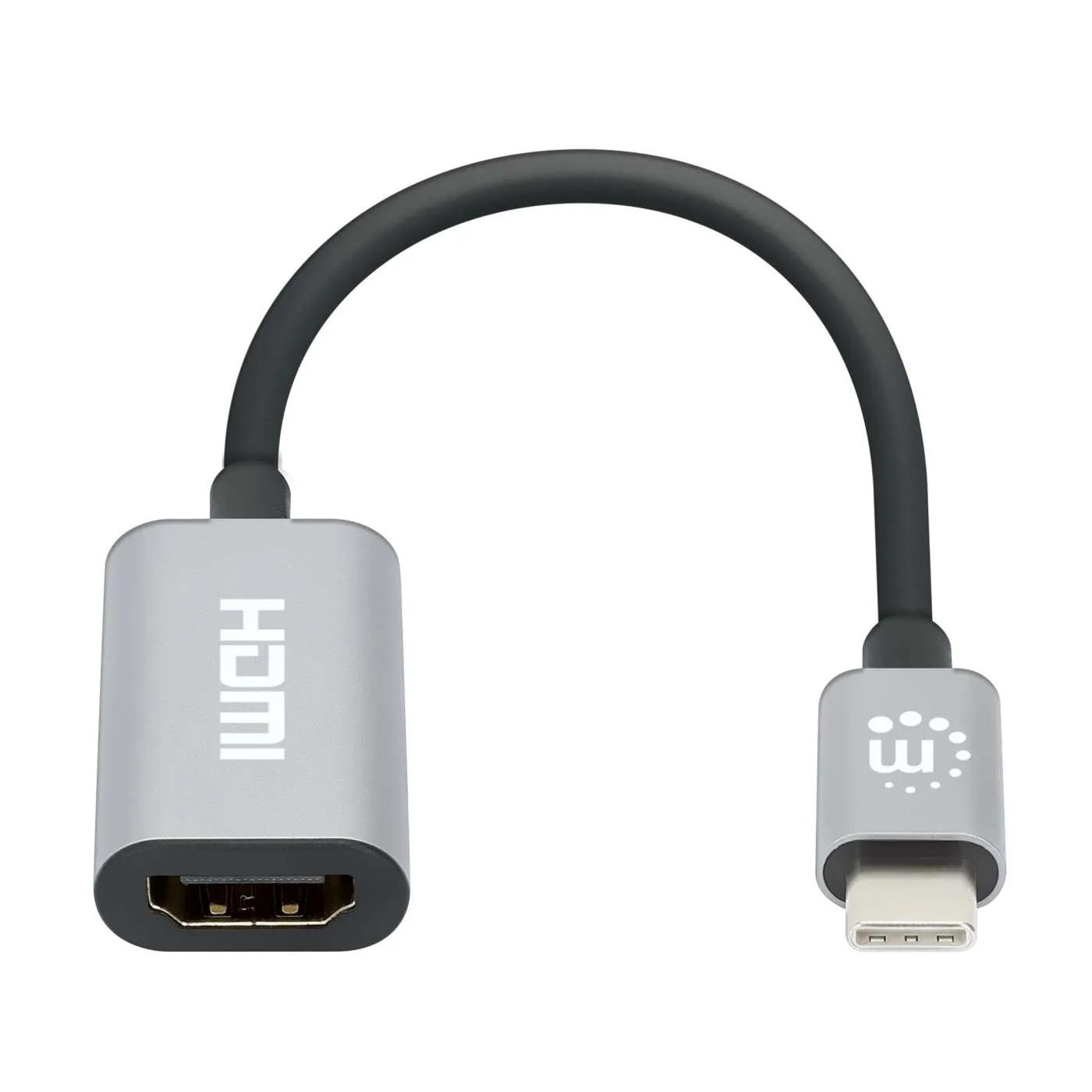 Manhattan Adattatore USB-C HDMI 4K 60Hz Alluminio Compatto