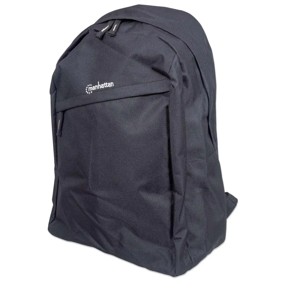 Manhattan Knappack Zaino Porta PC 15,6" Nero Leggero