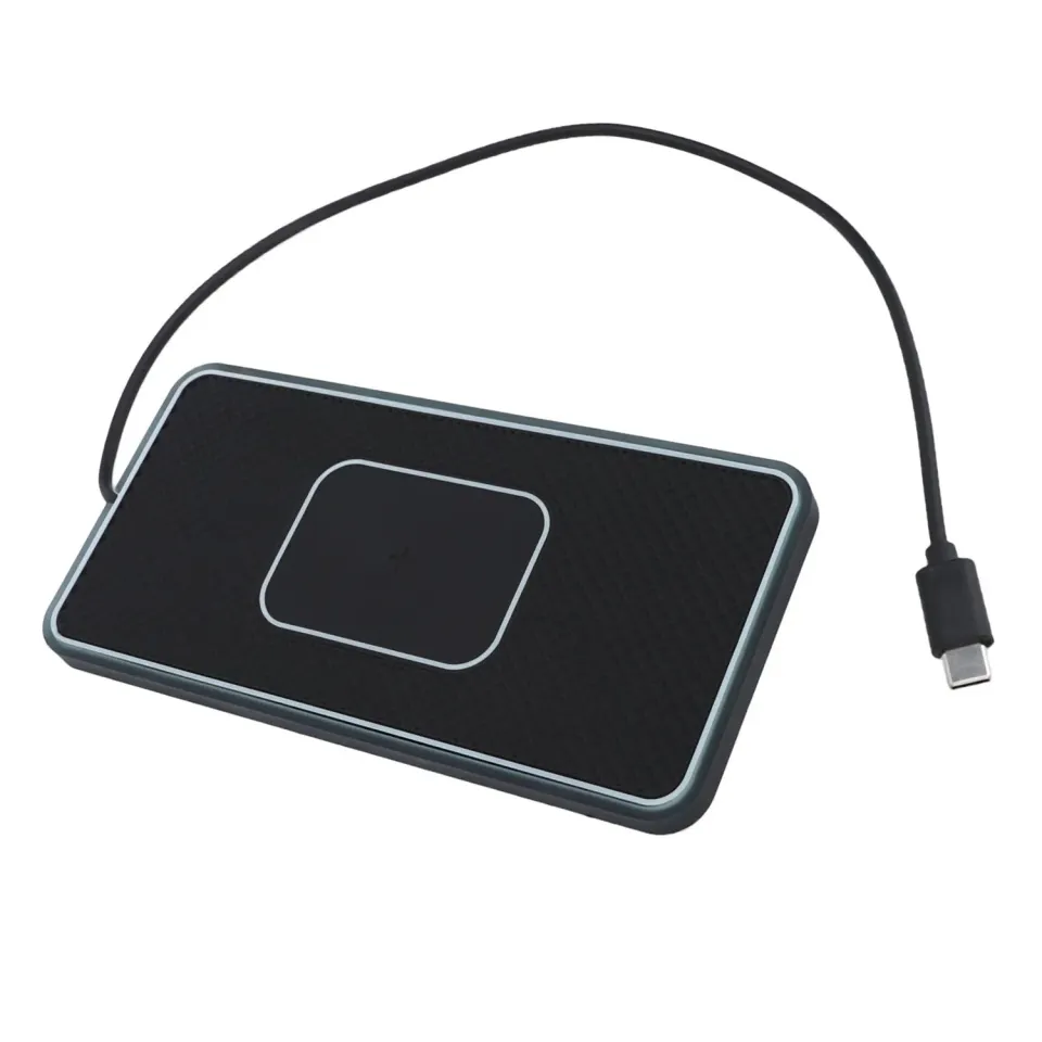 Zunate Tappetino Ricarica Wireless Auto 20W RGB Antiscivolo