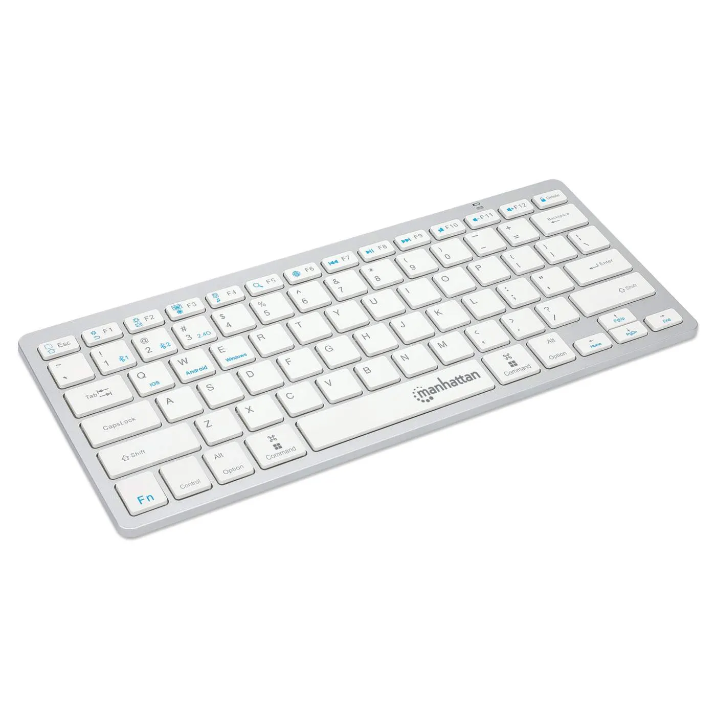 Manhattan Dual-Mode tastiera wireless bianca Bluetooth