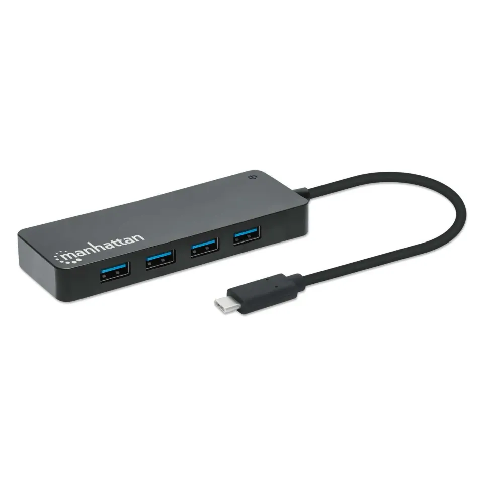 Manhattan Hub USB-C 7 porte USB-A 5 Gbps bus