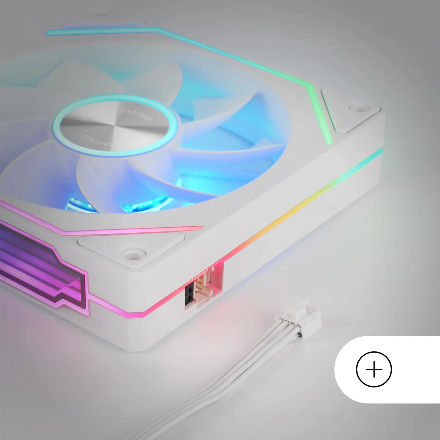 Mars Gaming LINKFINITYKIT2R kit 3 ventole 120mm bianco ARGB