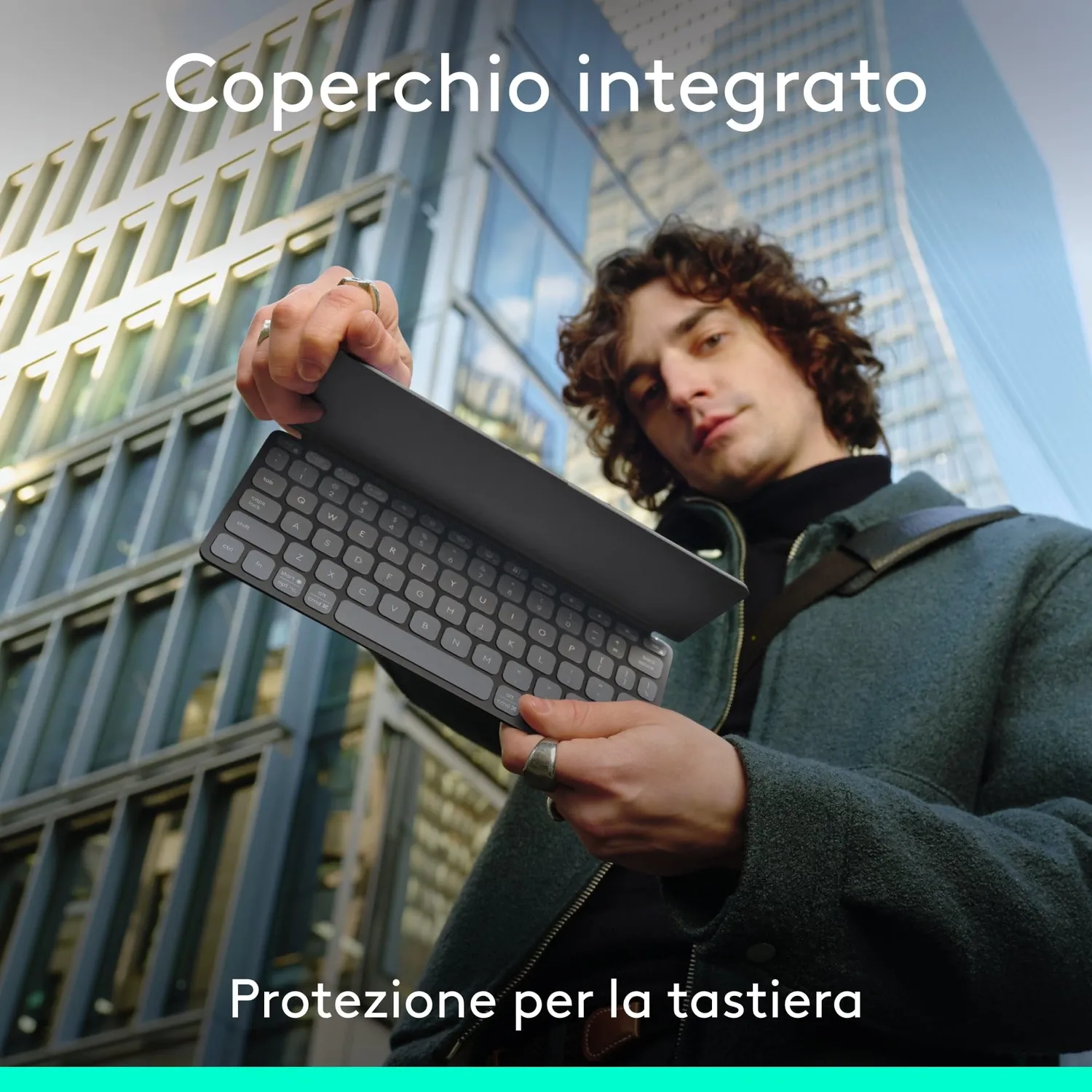 Logitech Keys-To-Go 2 tastiera wireless iPad ITA nero