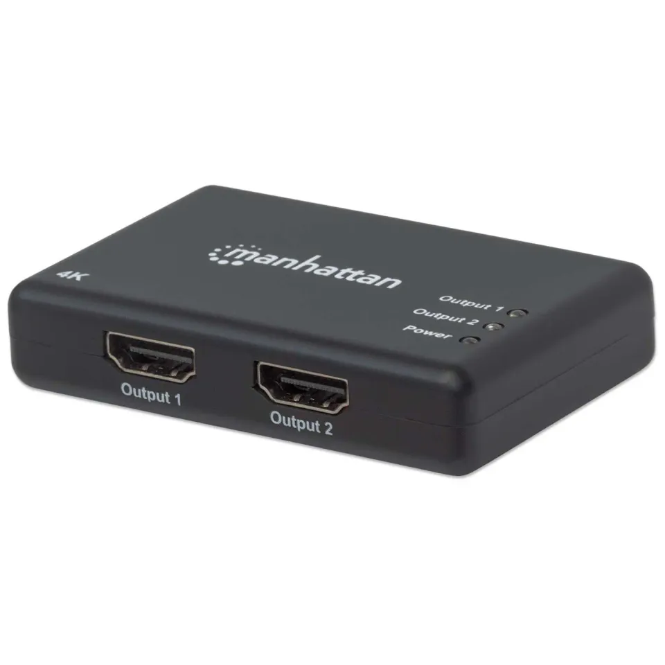 Manhattan 4K splitter HDMI 2 porte 30Hz amplificato