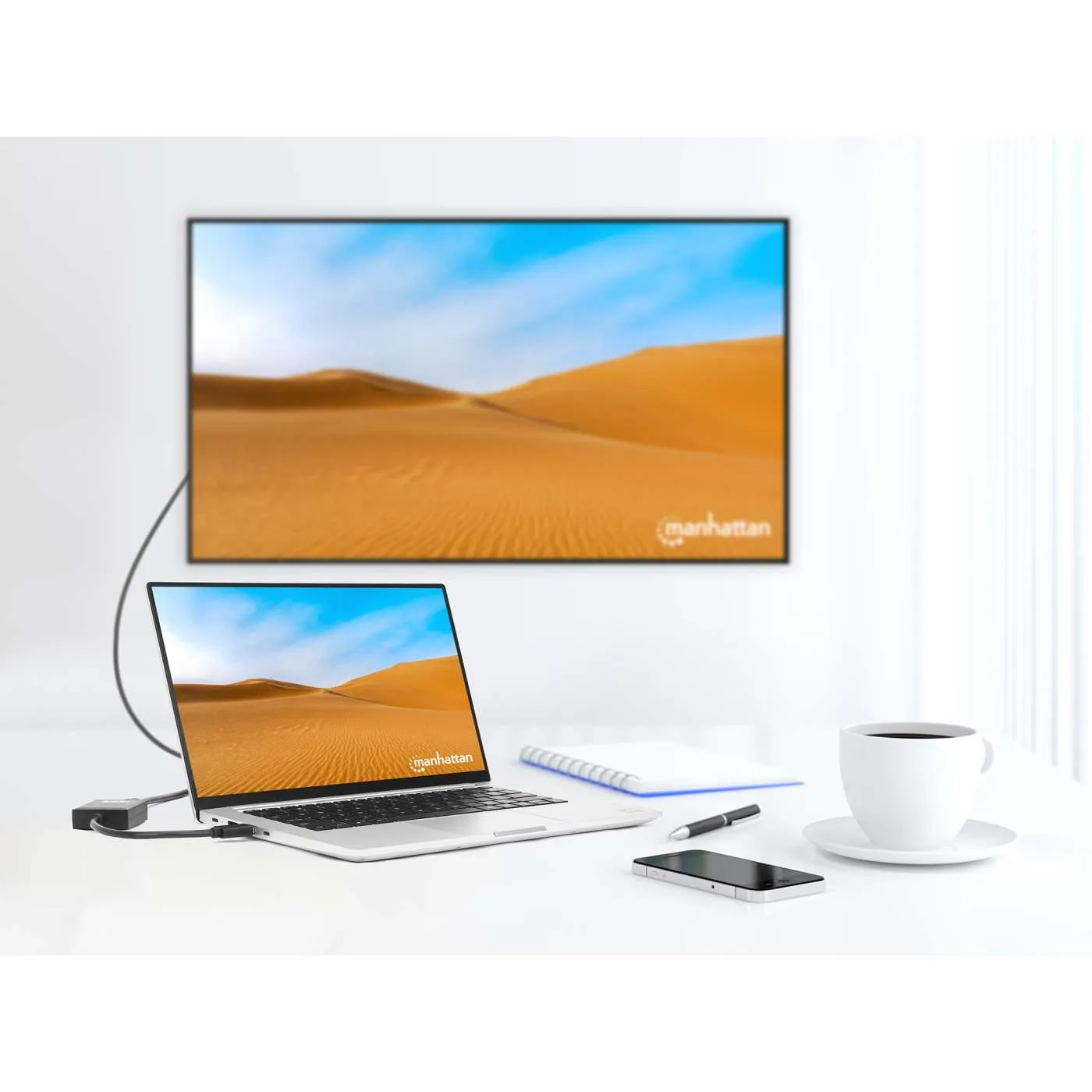 Manhattan Adattatore USB-A HDMI Full HD 1080p