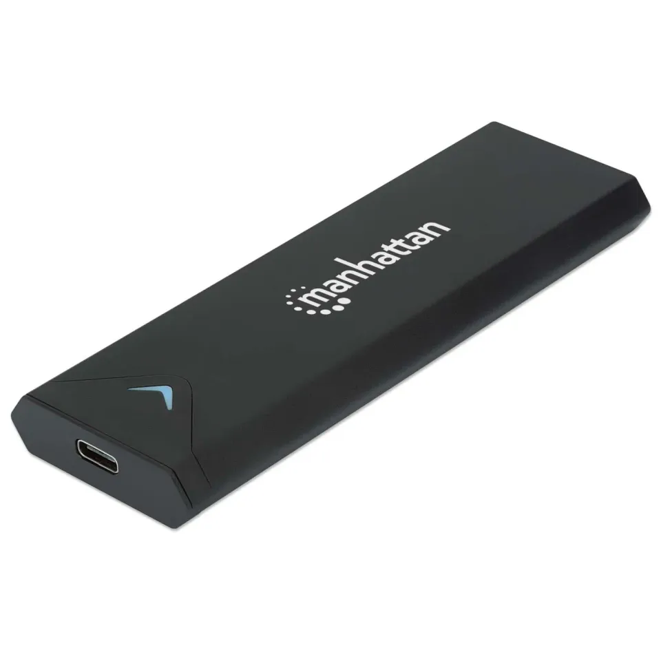Manhattan M.2 Box SSD NVMe USB-C 10Gbps Alluminio