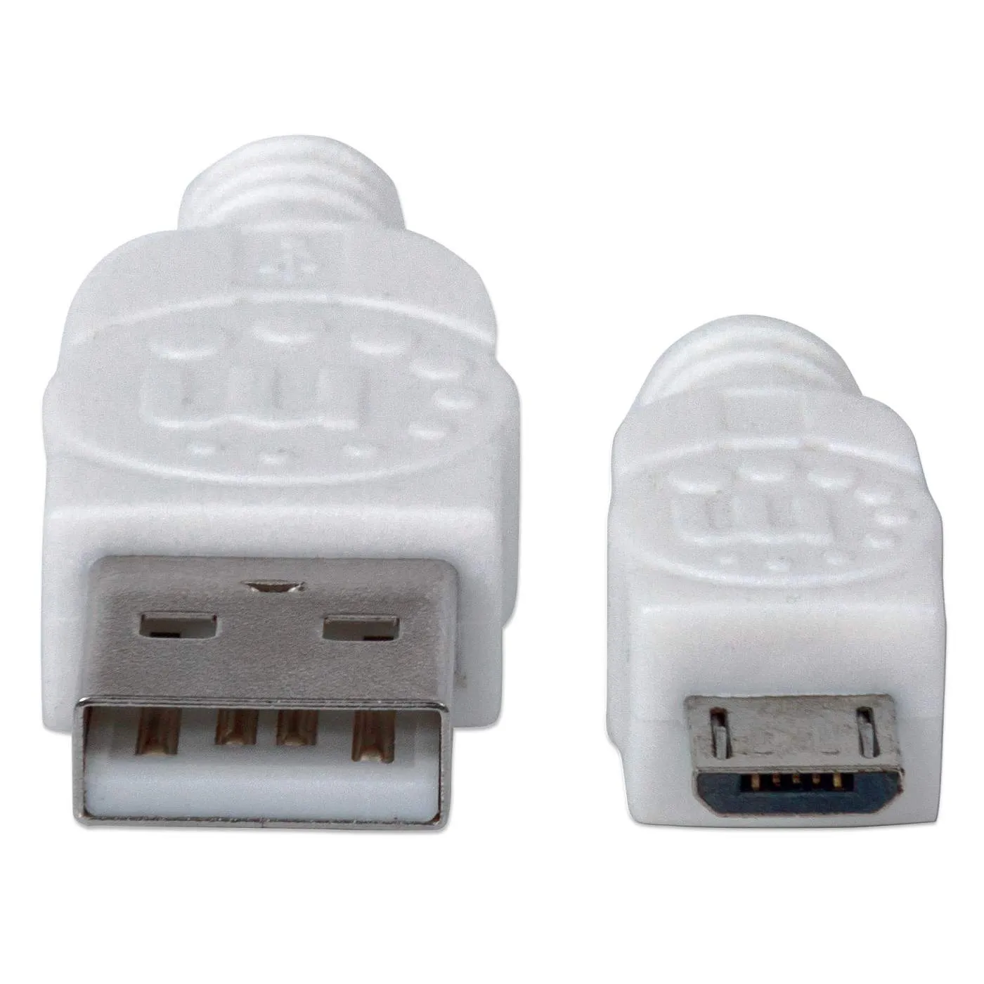 Manhattan Hi-Speed cavo USB Micro-B 1m bianco 480 Mbps