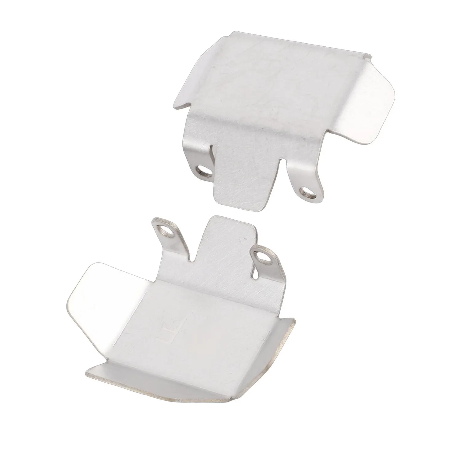 Zunate Piastra Paraurti Assale RC 1/10 2 Pezzi Lega
