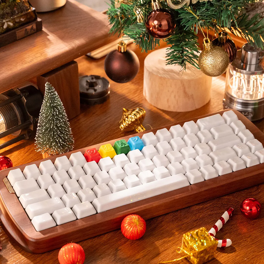 Cerakey Christmas V3 set keycap in ceramica natalizio