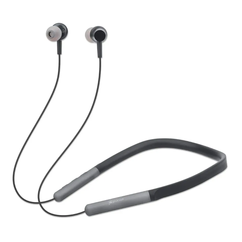 Manhattan Sound Science Sport Cuffie Bluetooth Neckband Nere
