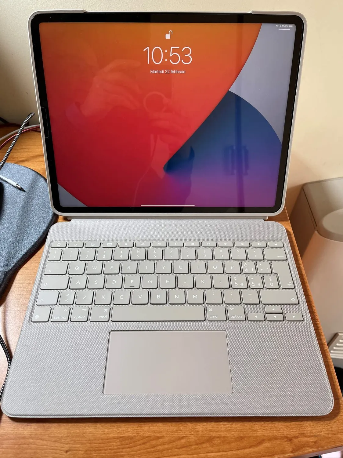 Logitech Combo Touch custodia tastiera iPad Pro 12,9" ITA nera