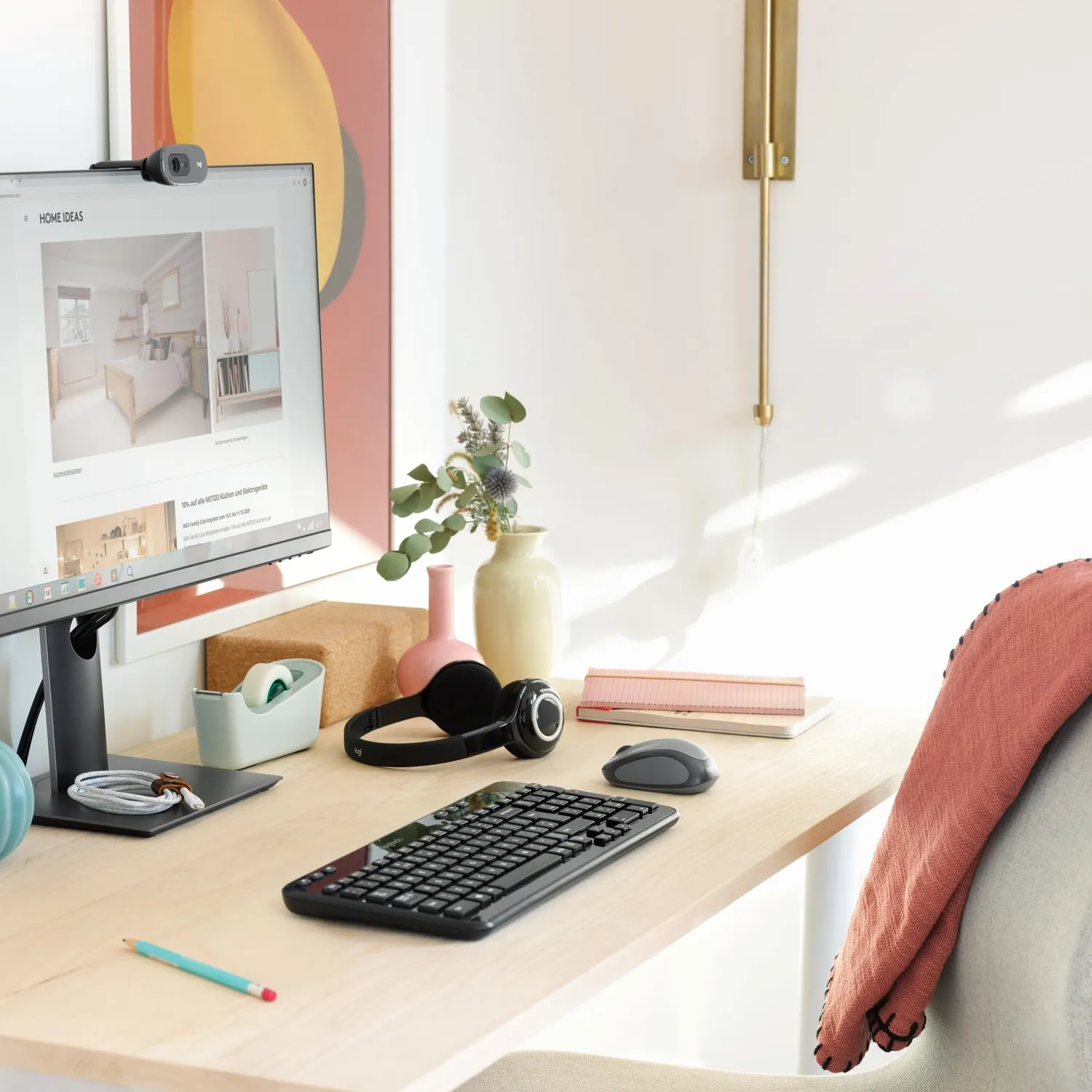 Logitech K360 tastiera wireless ITA QWERTY compatta